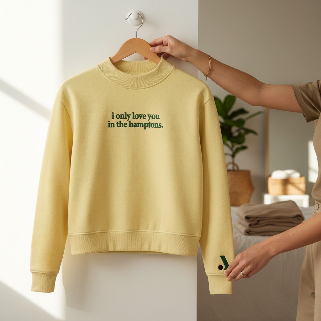 Only In The Hamptons Mock-Neck Crew